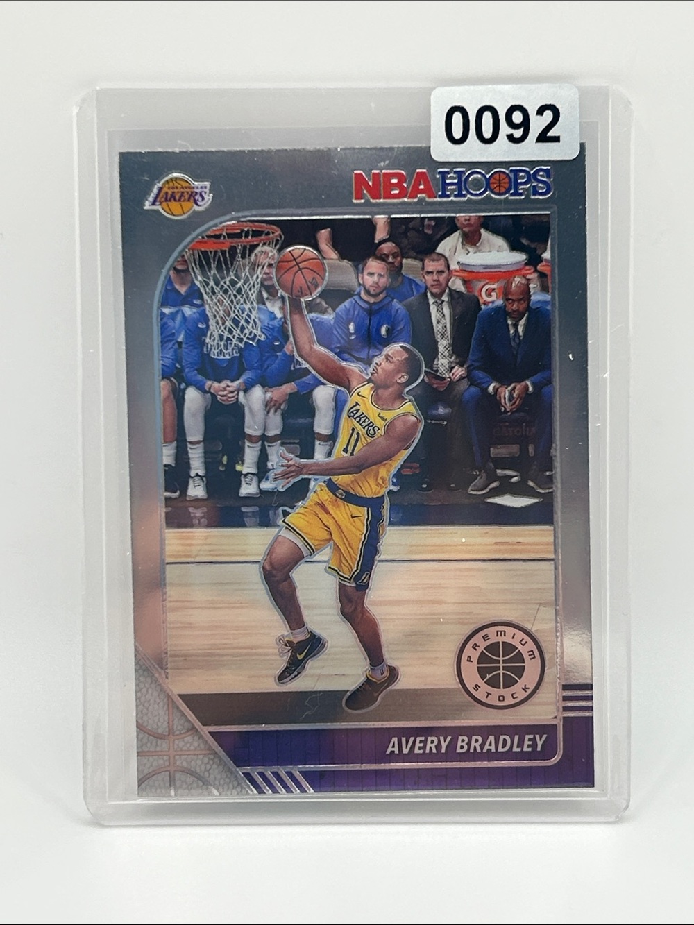 Avery Bradley Los Angeles Lakers NBA Hoops Basketball Trading Card 🏀